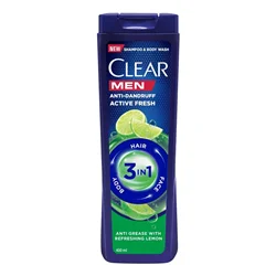 شامپو مو کلییر مدل 3in1 مناسب برای موهای دارای شوره