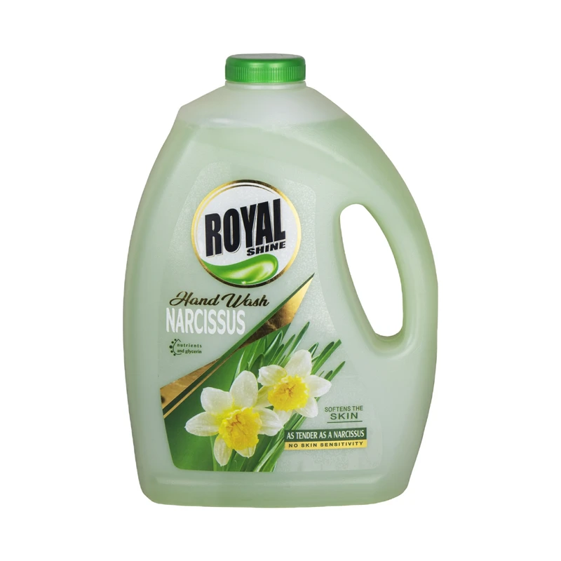 مایع دستشویی رویال شاین مدل گل نرگس حجم 4 لیتر