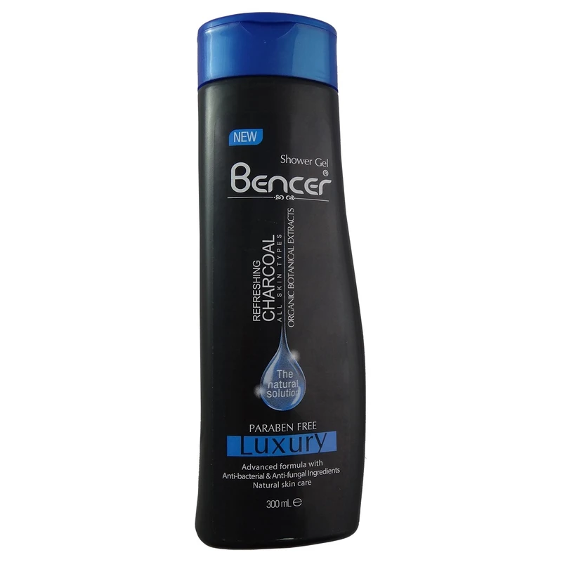 شامپو بدن بنسر مدل ذغالی حجم 300 میل