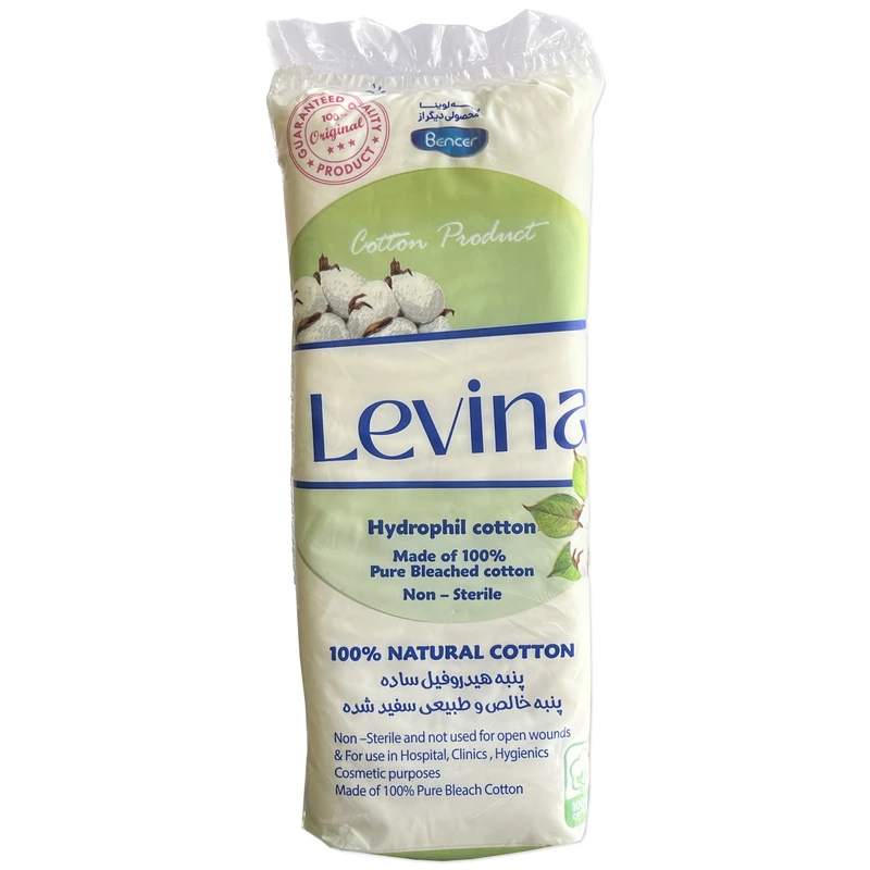 پنبه هیدروفیل لوینا مدل وزن 100 گرم