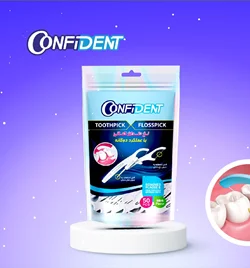 نخ دندان کانفیدنت مدل کمانی